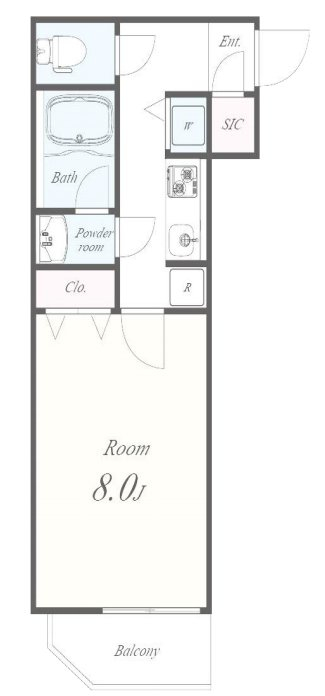 セイワパレス福島駅前　間取り