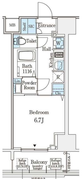 ジオエント新町　間取り