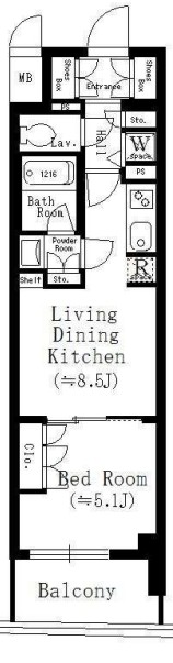 シティカレント新大阪　間取り