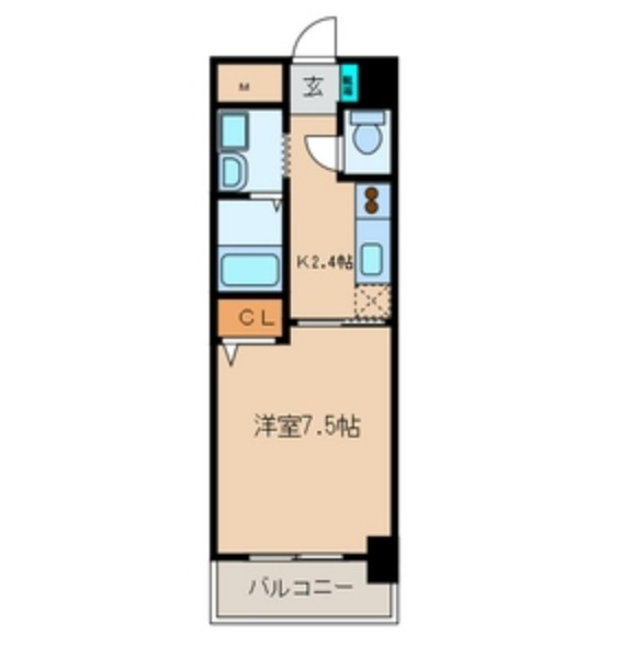 パウゼ大手前　間取り