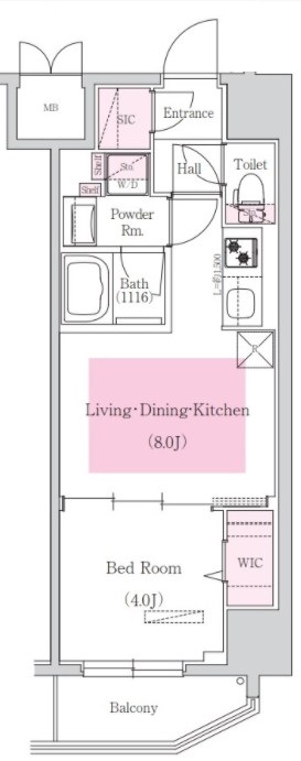 アーバネックス西天満　間取り