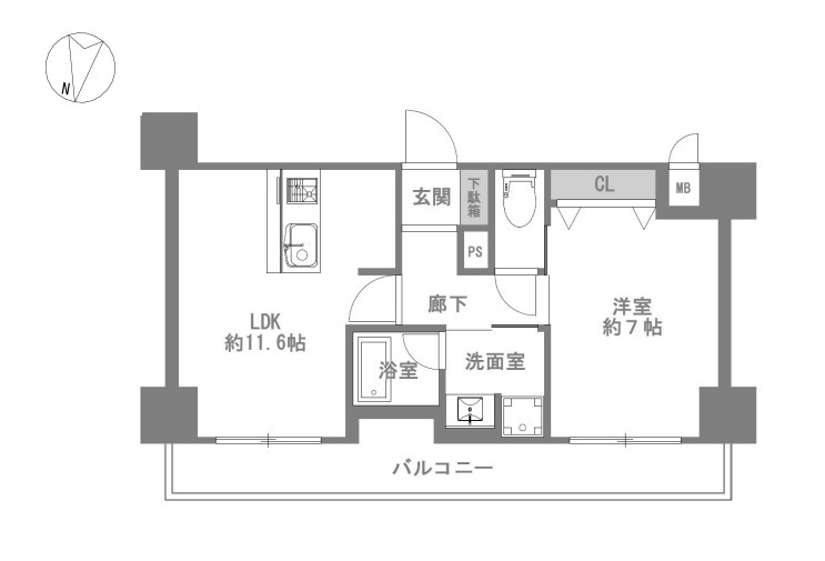 ララプレイスザ京橋ステラ　間取り