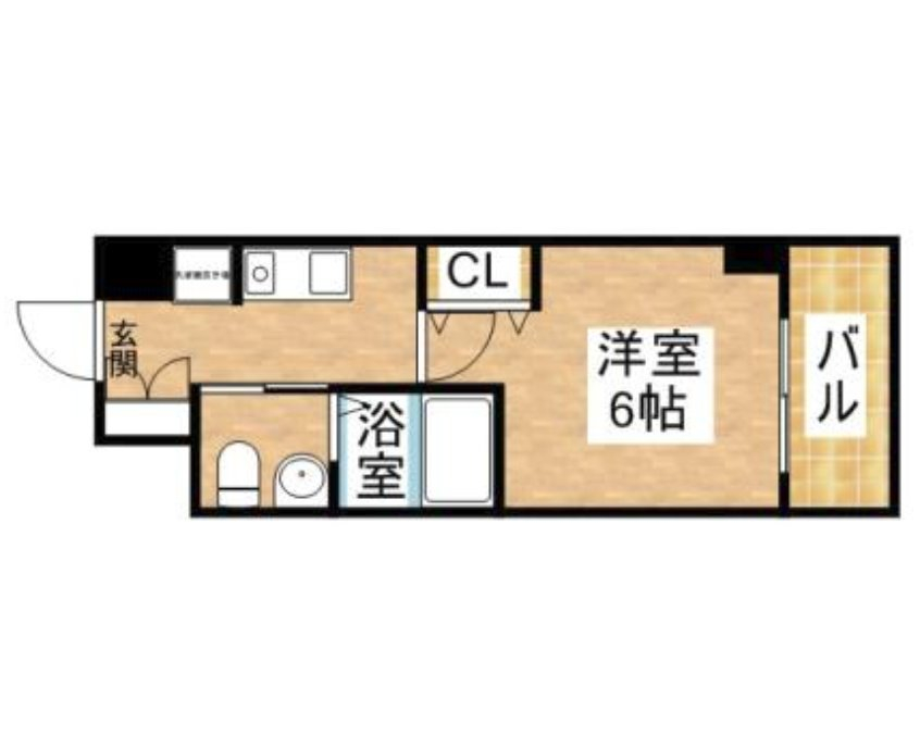 エステムコート新大阪8レヴォリス　間取り