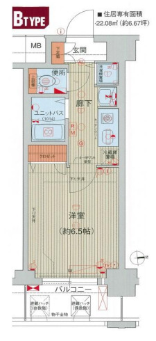 ライジングコート梅田サンライズ　間取り