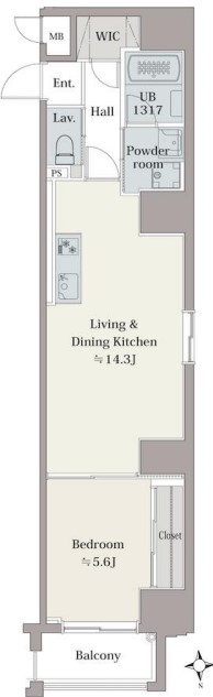 ＡRTFORM天満橋（アートフォルム天満橋）　間取り