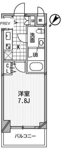 アーデン京町堀ウエスト　間取り