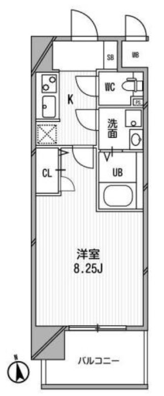 アーデン谷町　間取り