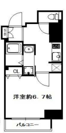 スワンズ江戸堀ウエストパーク　間取り