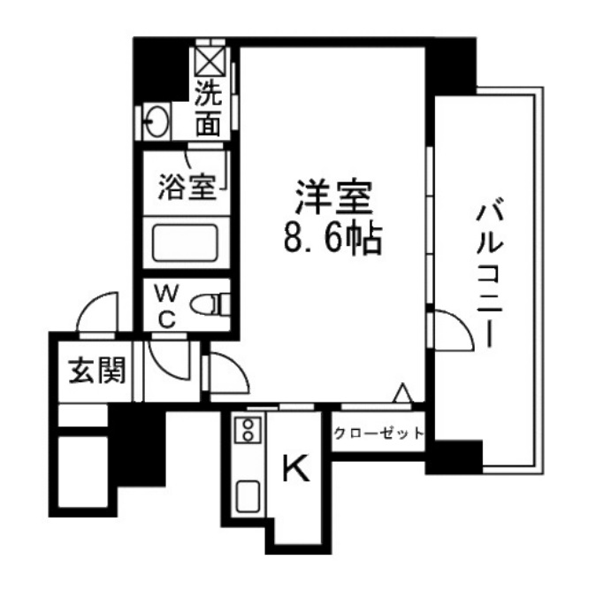 キャピトル安堂寺 間取り
