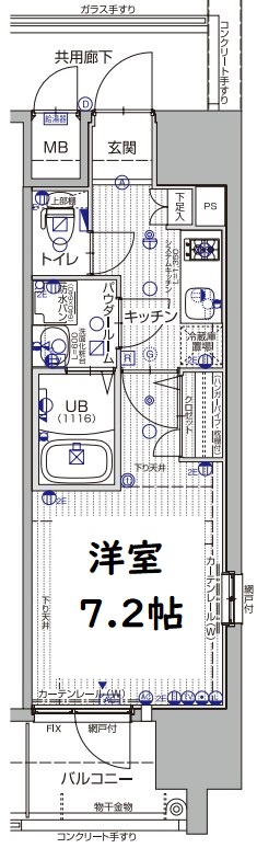 エスリード難波SOUTH 間取り