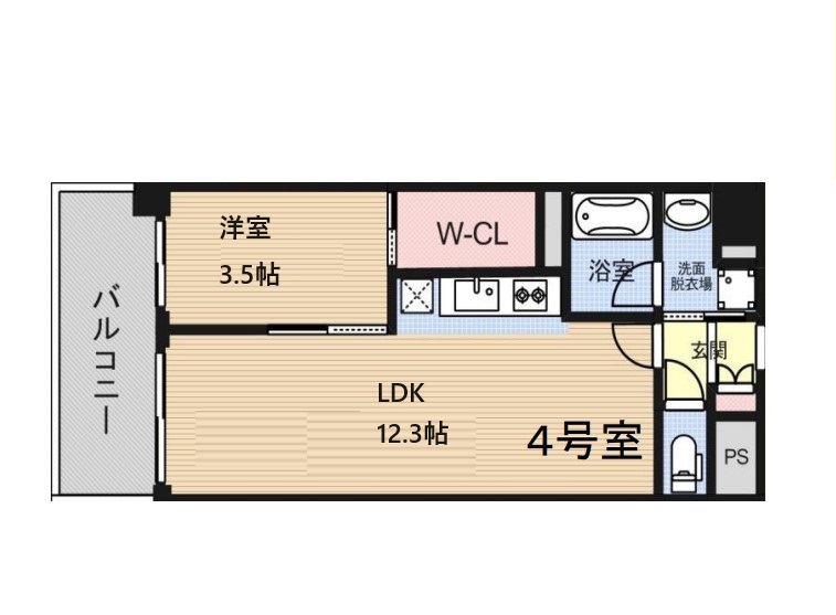 グレイス阿倍野松崎　 間取り