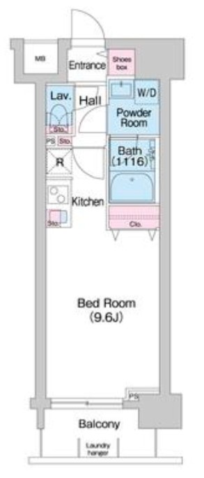 コンフォリア京町堀　間取り