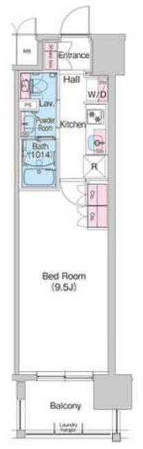 コンフォリア阿波座　間取り