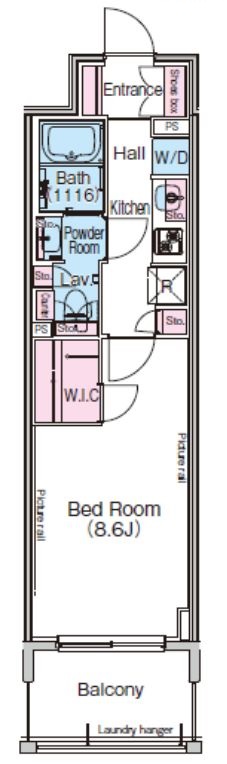 コンフォリア北堀江一丁目　間取り