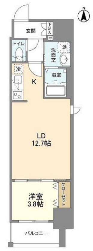 フォーリアライズ堺筋本町　間取り
