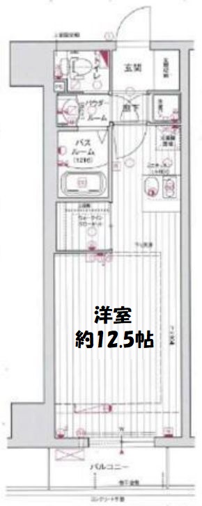 エグゼ難波東　間取り
