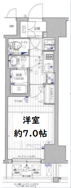 ファーストステージ梅田WEST　間取り