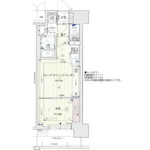 レオンコンフォート本町東Ⅲ　間取り
