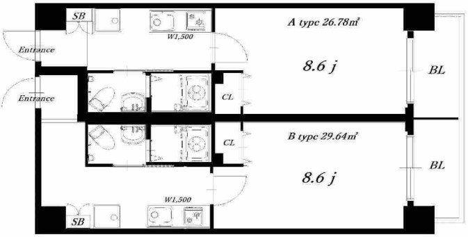 JINO新町　間取り