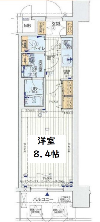 レオンコンフォート難波南　間取り