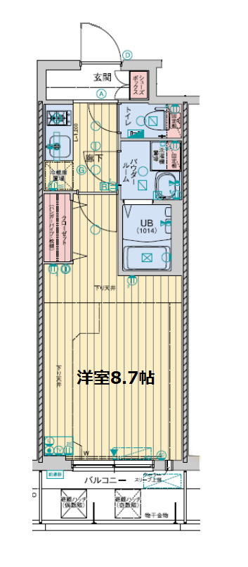 レオンコンフォート桜ノ宮　間取り