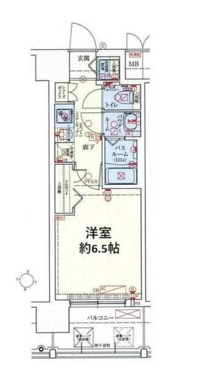 スワンズシティ大阪エスクレア　間取り