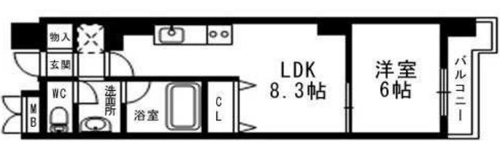 コンソラーレ上町台II　間取り