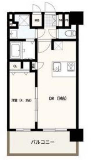 プレサンス難波セレクト　間取り