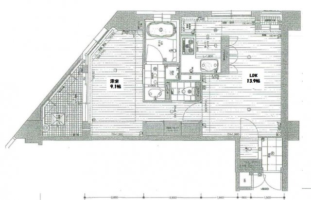 リーガル江戸堀　間取り