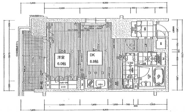 リーガル南堀江　間取り