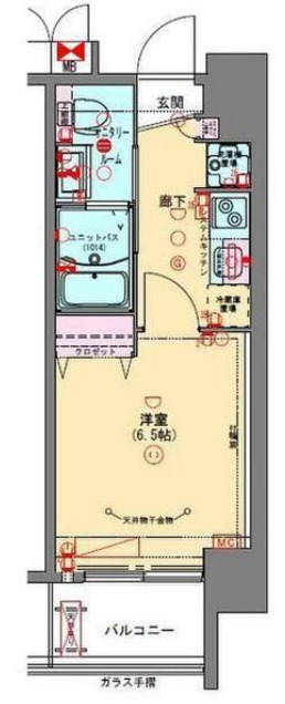 プレサンスＮＥＯ長堂アウローラ　間取り