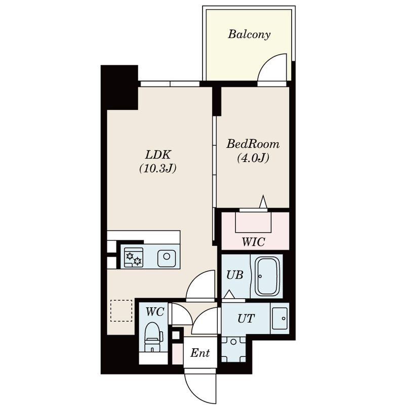 ミラージュパレス谷町ブライト　間取り