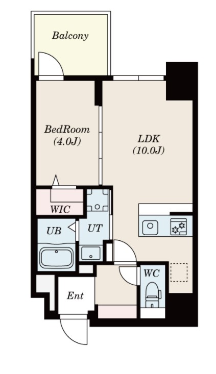 ミラージュパレス谷町ブライト　間取り