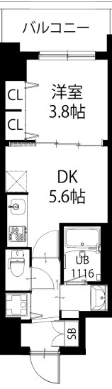 スプランディッド本町東　間取り