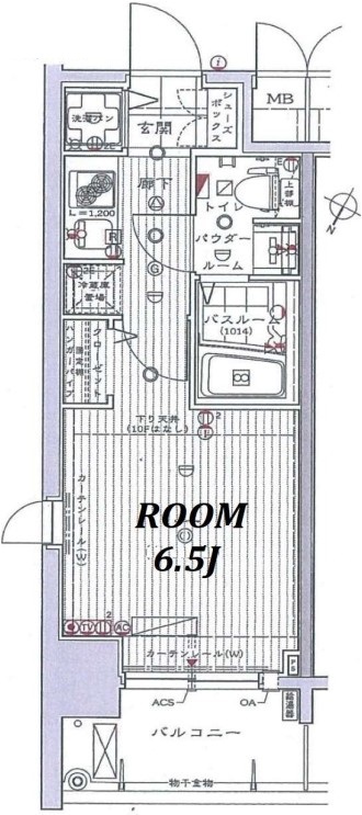 アドバンス西梅田2　間取り