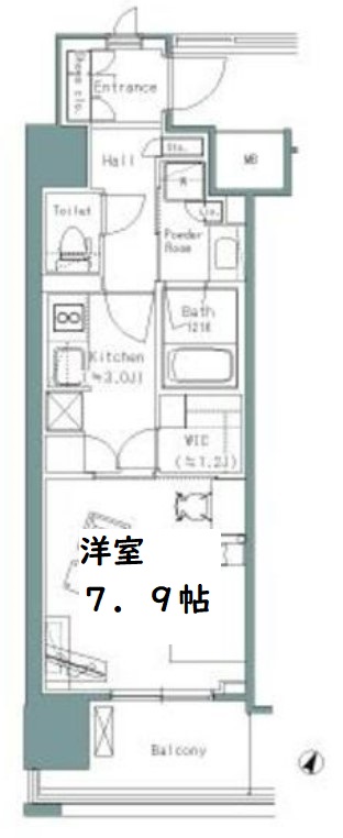 パークアクシスうつぼ公園　間取り