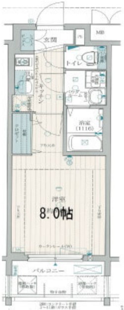 レジュールアッシュ都島　間取り