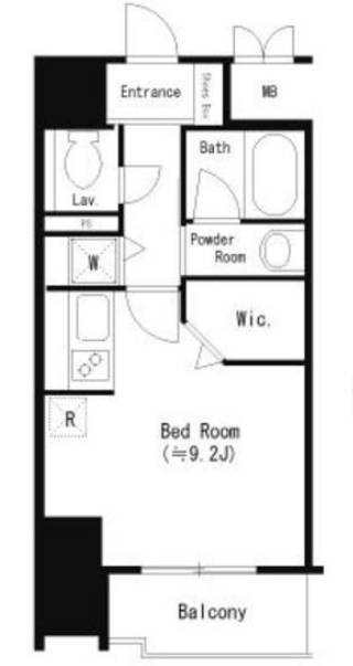 パークキューブ北浜　間取り