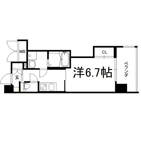 ファーストフィオーレ本町イースト　間取り