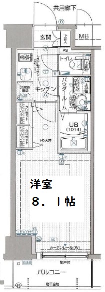 セオリー梅田ドムス　間取り