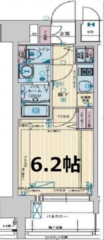 グランカリテ日本橋　間取り