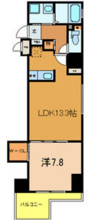 パウゼ堺筋　間取り