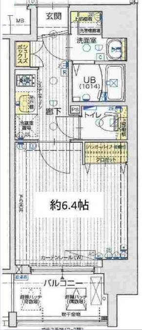 ジアコスモ九条シエル　間取り