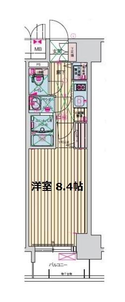 プレサンス本町エクストラ　間取り