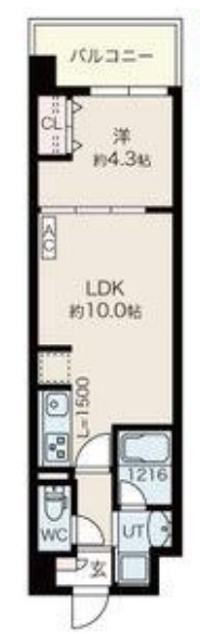 ルーエ桜川　間取り