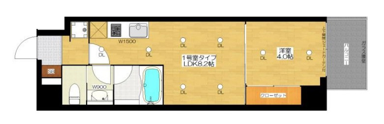 ブエナビスタ桜ノ宮イースト　間取り