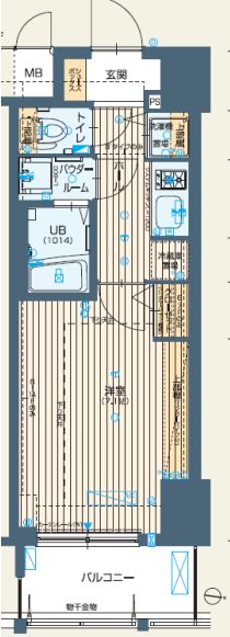 W-STYLE大阪駅前　間取り