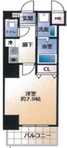 アドバンス大阪城アンジュ　間取り