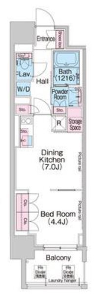 コンフォリア北堀江一丁目　間取り