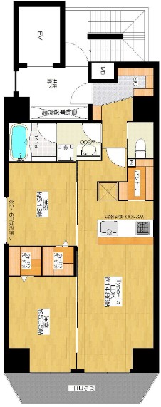 BANIX北堀江　間取り